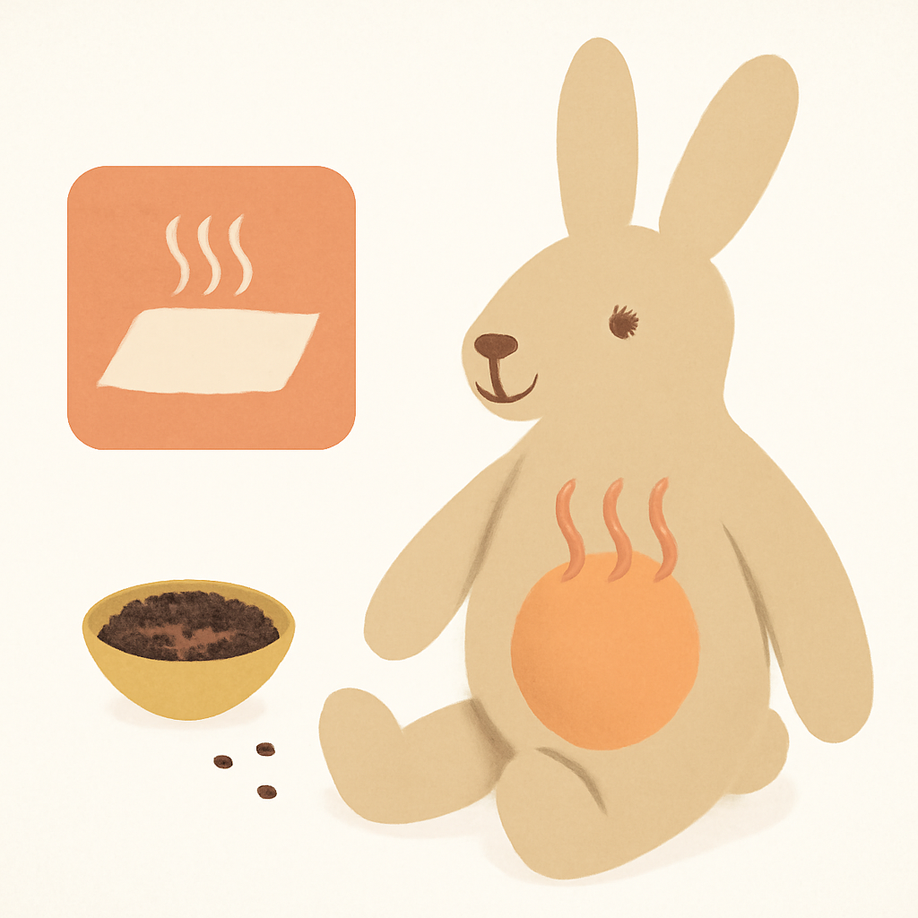 Grünspecht Wärme-Kuscheltier Hase im Test: Rapssamen-Wärmekissen - Produktbild TestUndWert